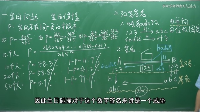 生日碰撞与哈希函数