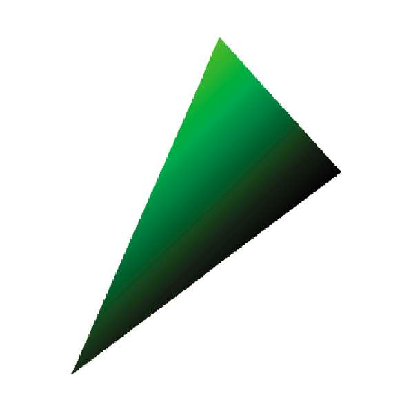 一个着色三角形