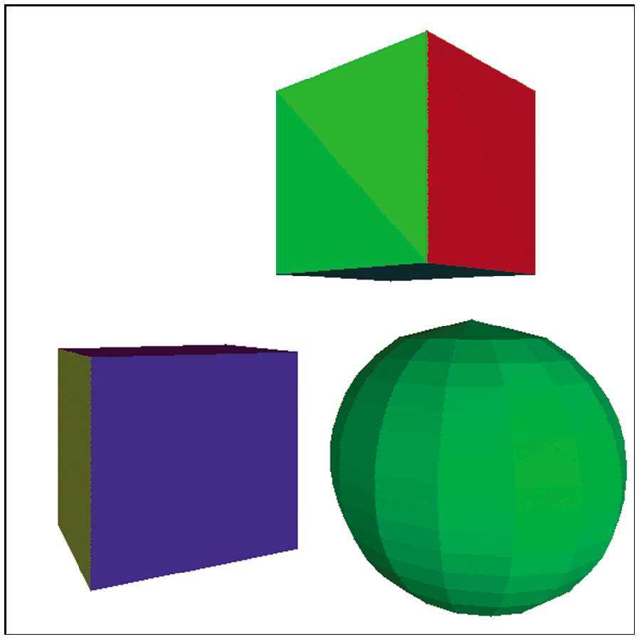 扁平化着色对于平面的物体效果很好，但是对于曲面的物体效果就不太好了