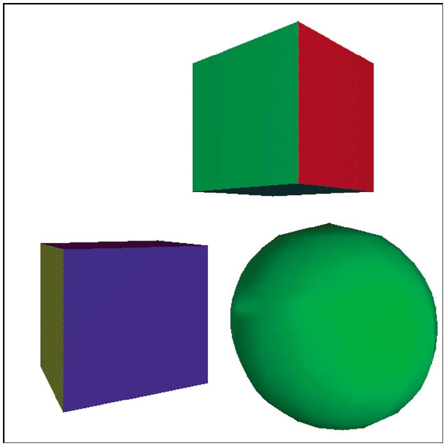 使用模型中指定的法向量的高洛德着色